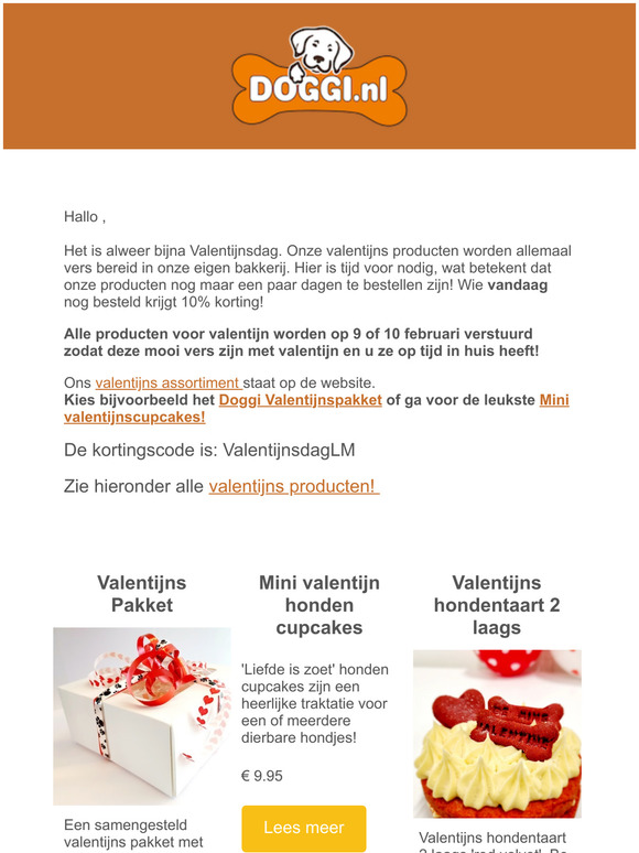 Valentijnsdag met je hond! Laatste kans - Nog maar een paar dagen te bestellen