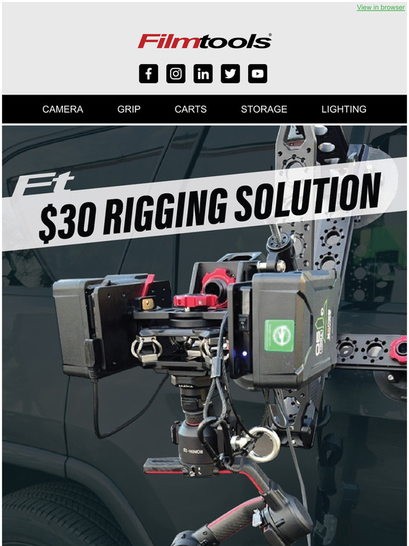 Filmtools New Video on Car Mount Safety, tips & tricks for safe rigging using the Ronin RS2 and