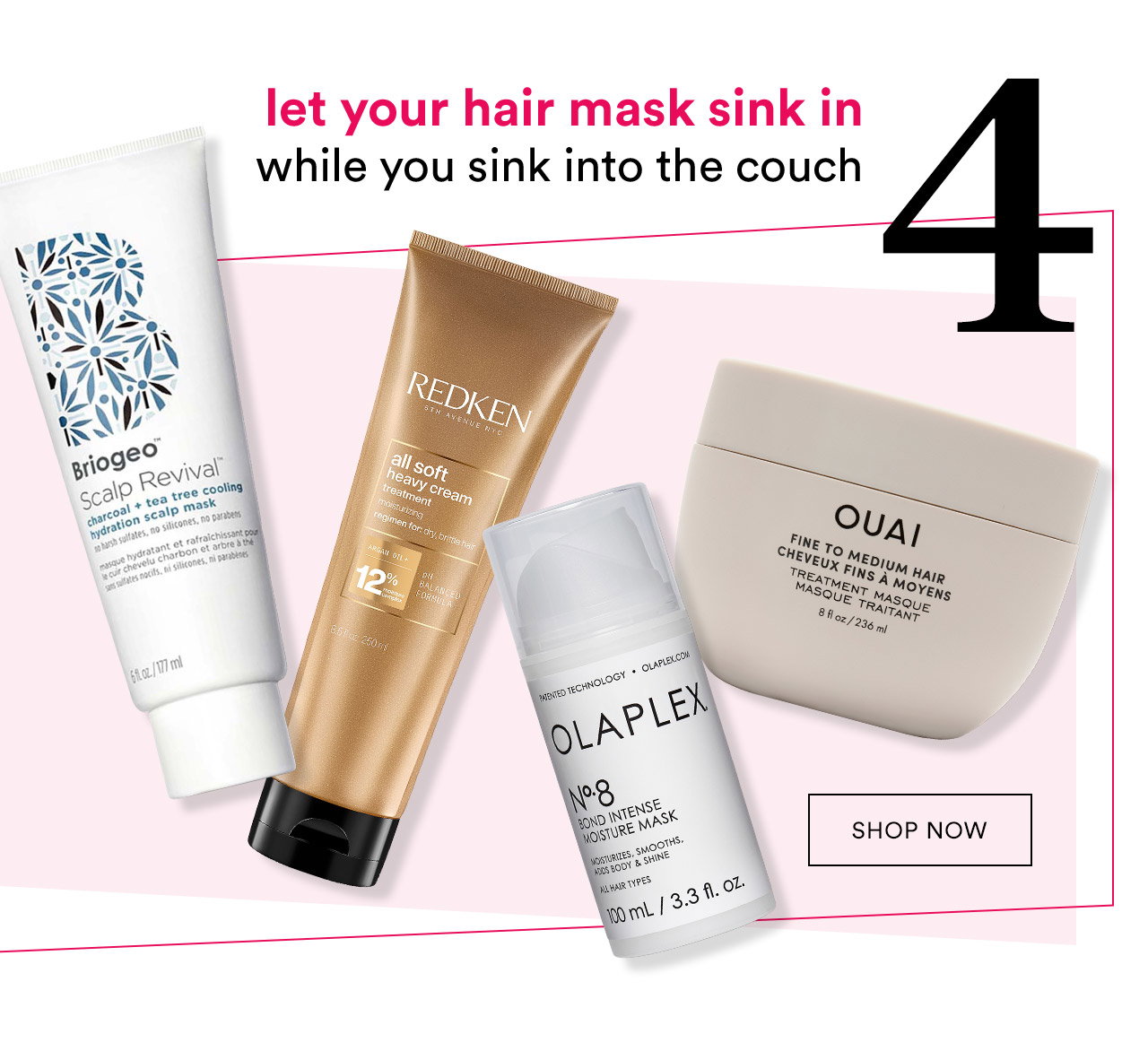 4 Let your hair mask sink in