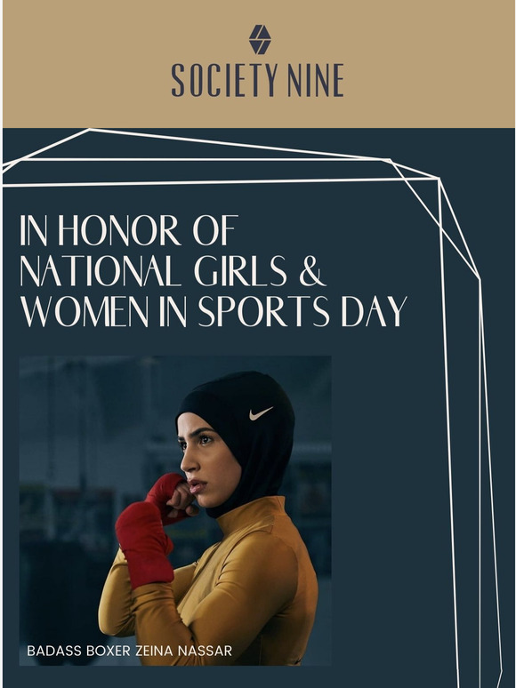  Today is National Girls & Women In Sports Day