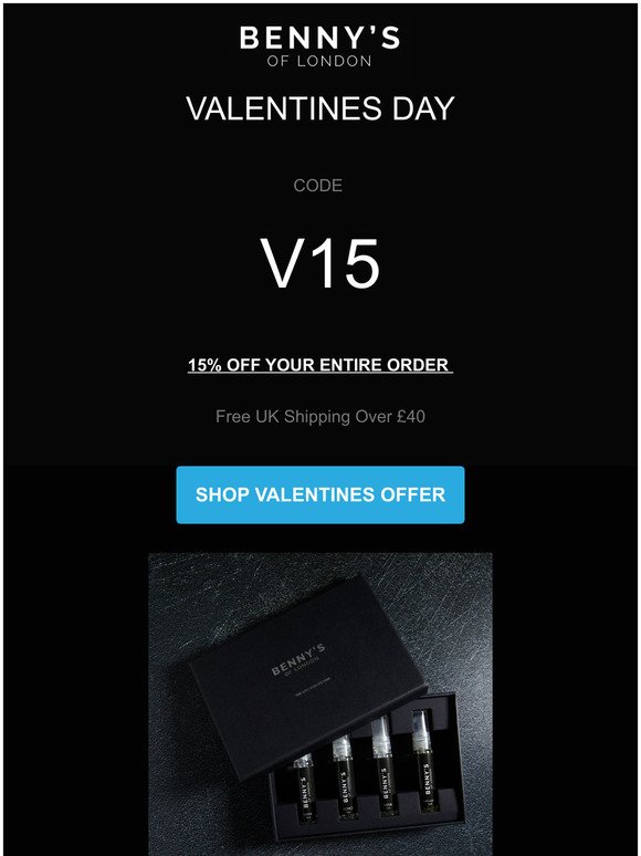 Valentines Limited Time Offer | 15% DISCOUNT