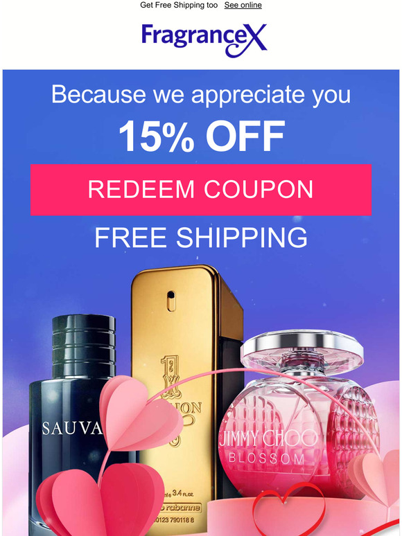 Fragrance X Your a winner!Use this special coupon inside Milled