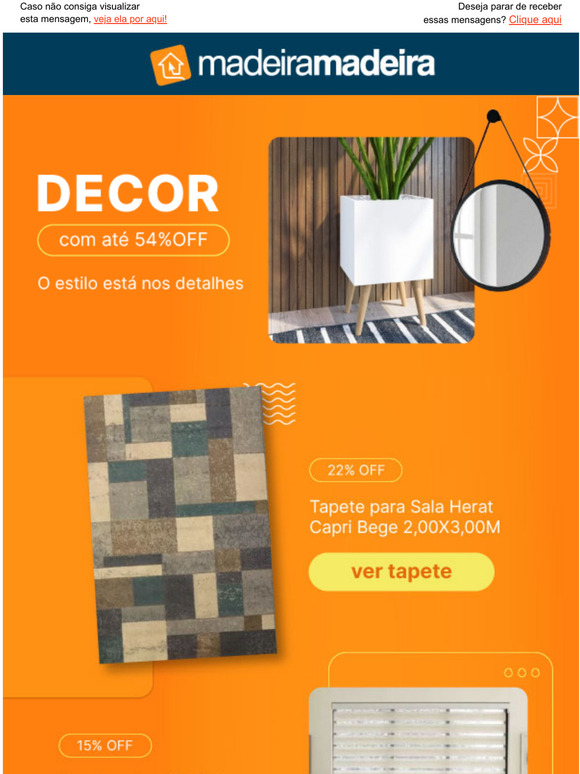Decore a sua casa com produtos de at 54%OFF