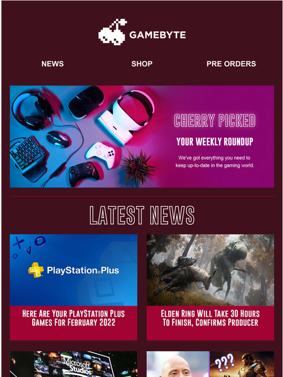 Your weekly gaming round-up