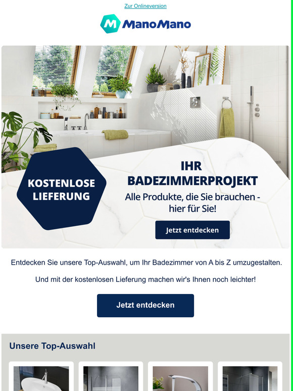 Ihr Badezimmerprojekt wartet auf Sie!