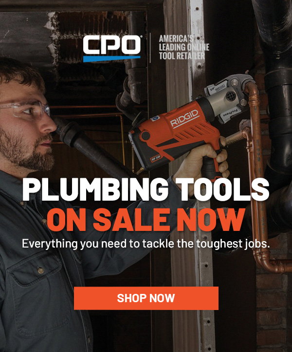 CPO Outlets Save Big on Essential Plumbing Tools! On Sale for a