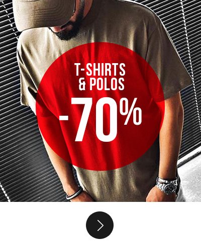 T-SHIRTS & POLOS HOMME OUTLET