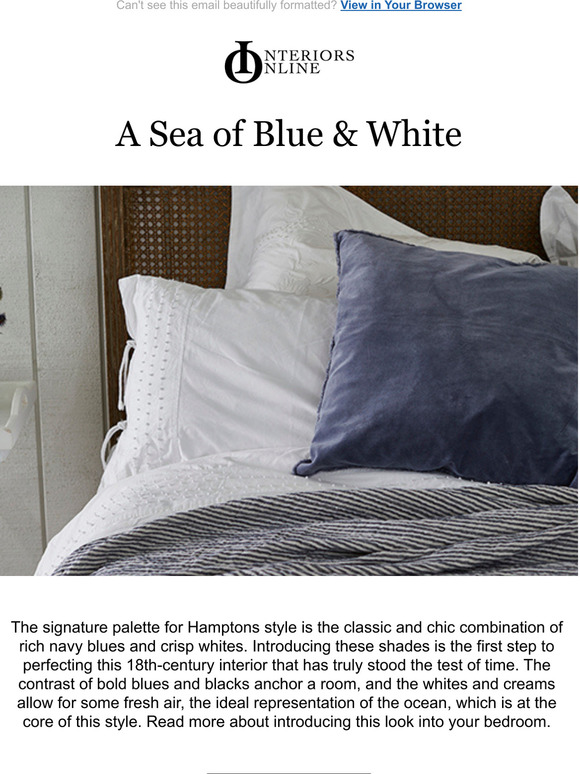 Interiors Online The Guide to the Ultimate Hamptons Style Bedroom Milled