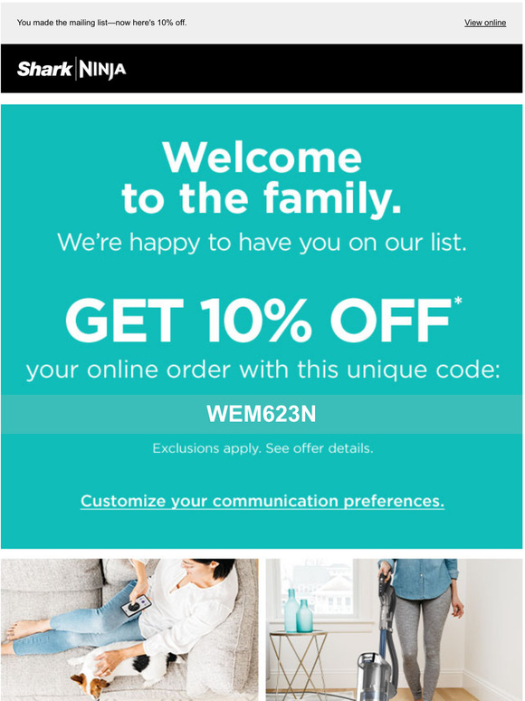 sharkclean Your offer is waiting! Milled