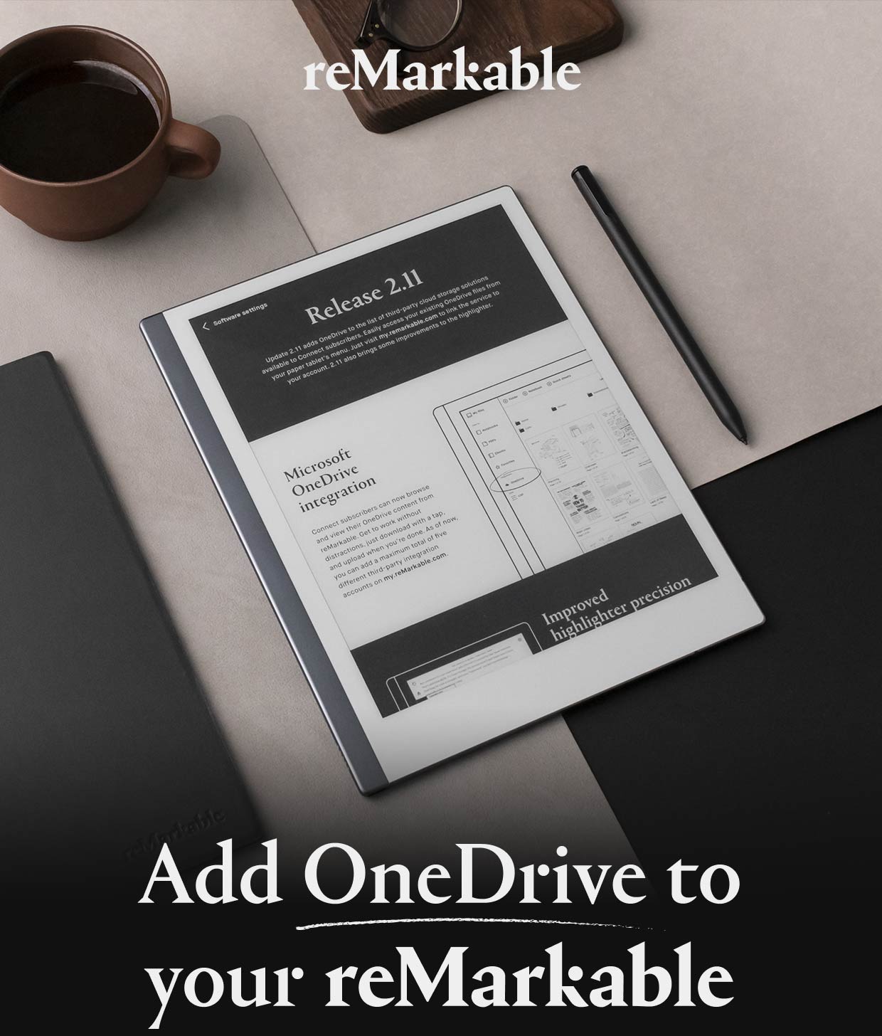 Add OneDrive to your reMarkable Milled