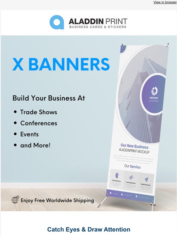 Build Your Business with X Banners 