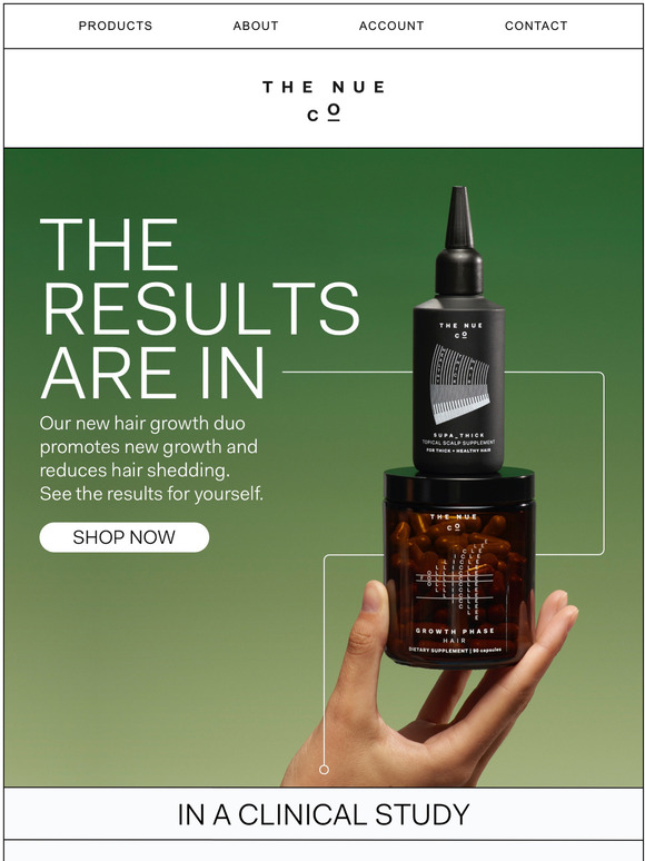 The Nue Co. Hair growth you have to see to believe Milled