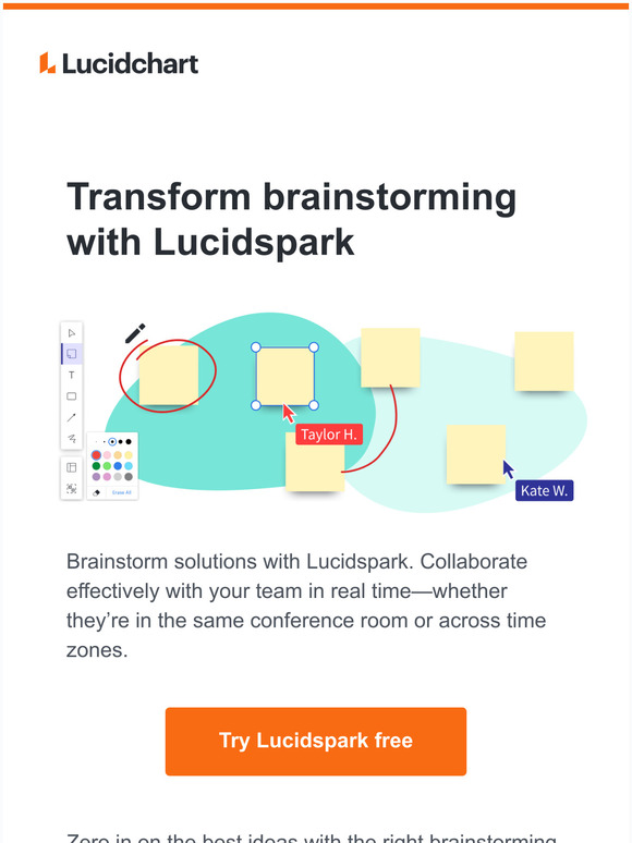 Bring your best ideas forward