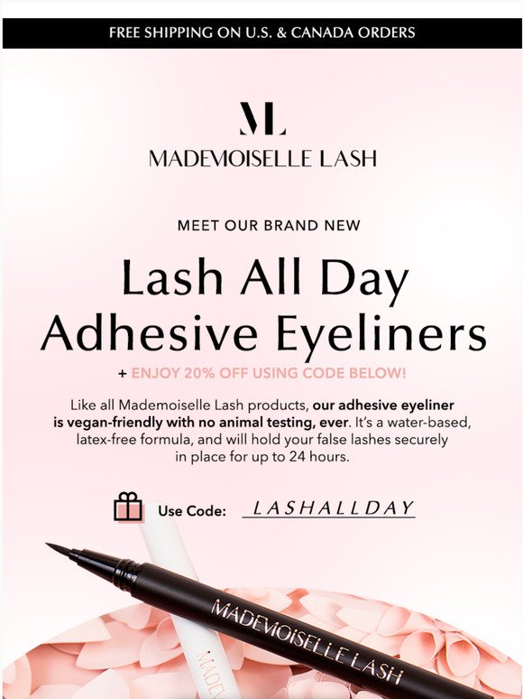 New  Lash All Day Adhesive Liner! 