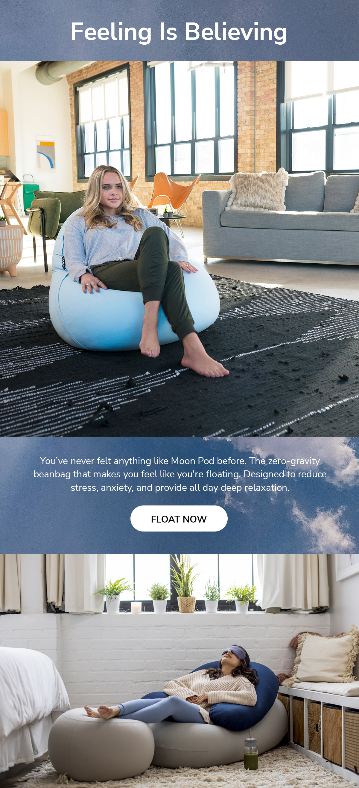 Moon Pod The mustfeel beanbag Milled