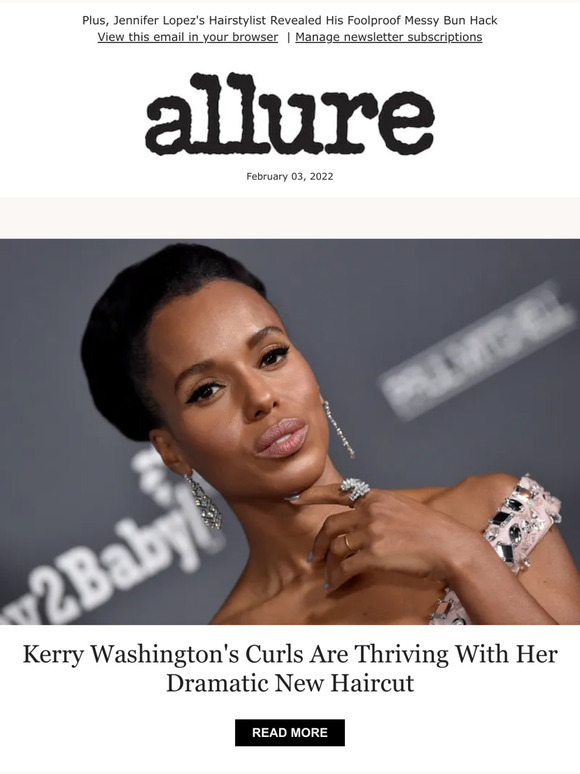 Allure Beauty Box: Kerry Washington's Curls Are Thriving With Her ...