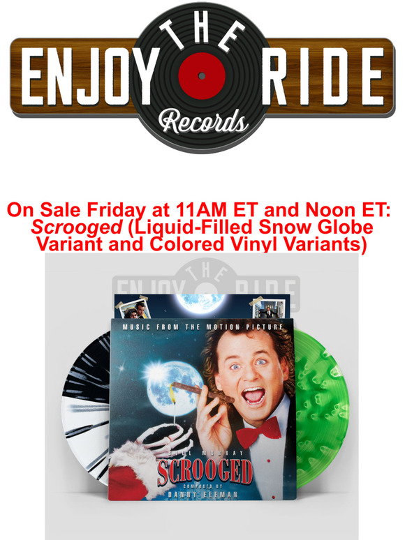 Enjoy The Ride Records: Danny Elfman's Scrooged - Snow Globe Liquid ...