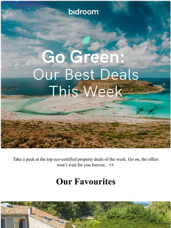  Deals of the week: Up to 20% off Eco-certified Properties