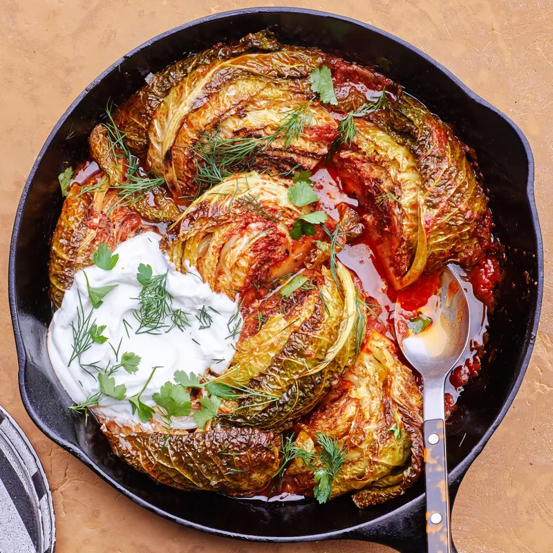 Fall-Apart Caramelized Cabbage recipe Bon Appetit