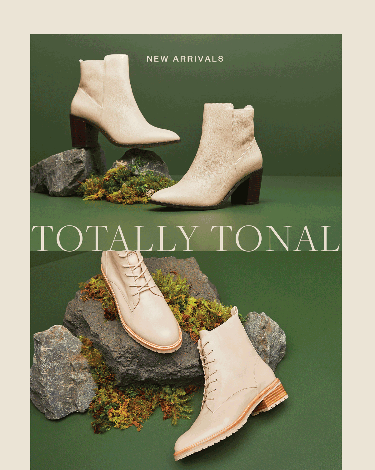 overland footwear (nz) NEW IN Totally Tonal Milled