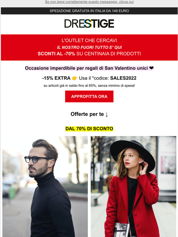 -15% EXTRA  Regali di San Valentino unici
