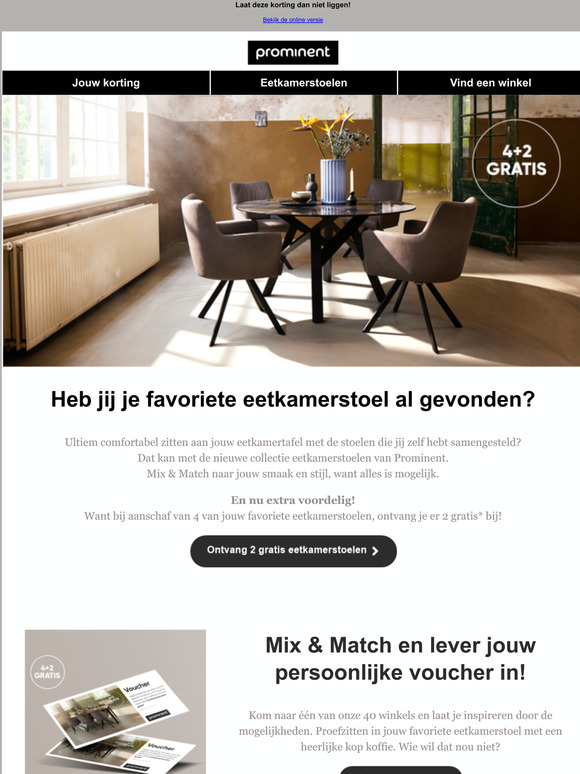 Ben jij ook zo gek op onze eetkamerstoelen?