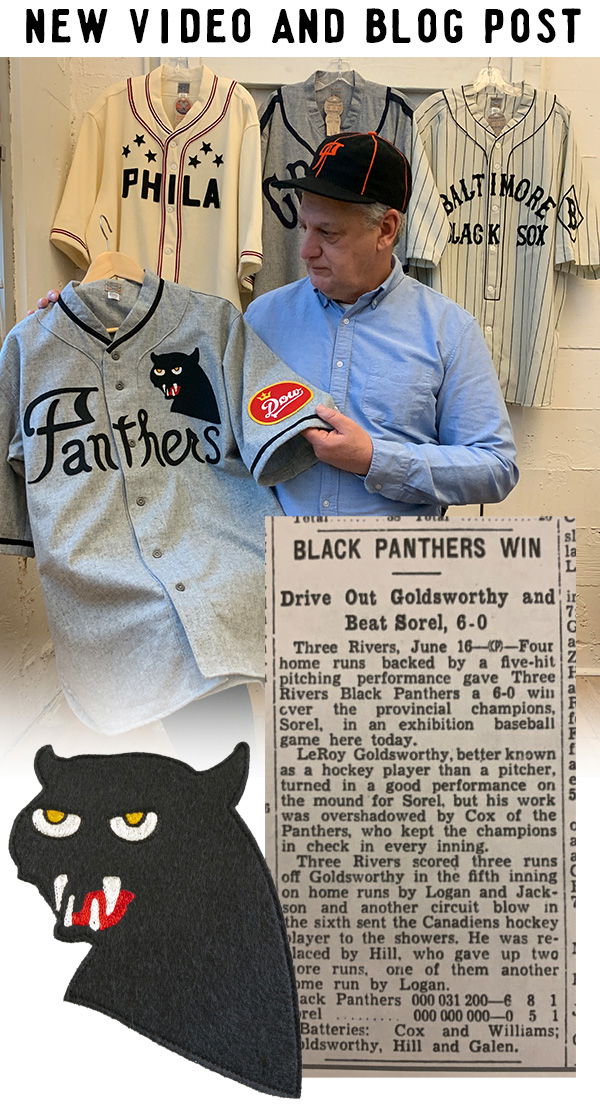 Montreal Black Panthers 1936 Jersey – Ebbets Field Flannels