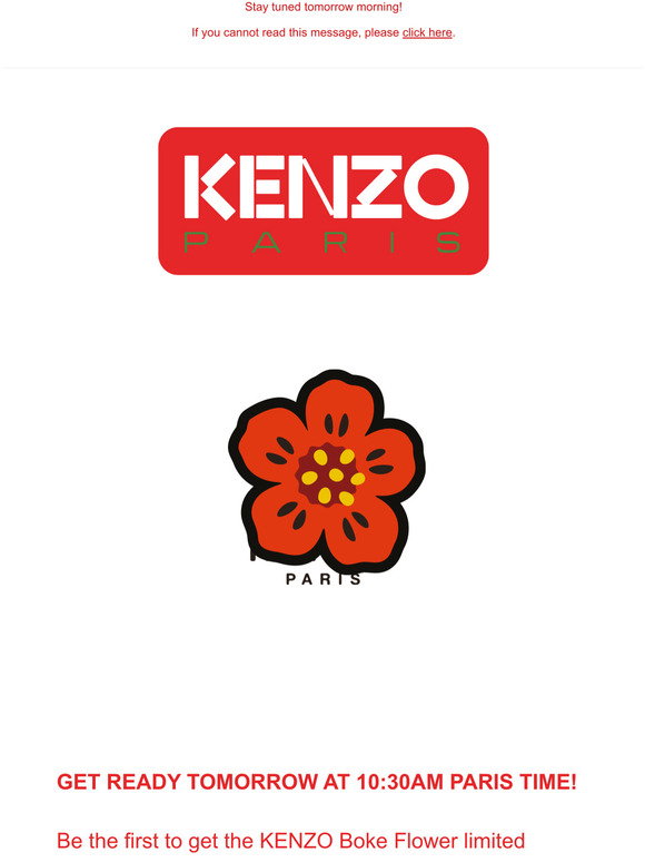 Kenzo: The KENZO Boke Flower collection by Nigo is almost here