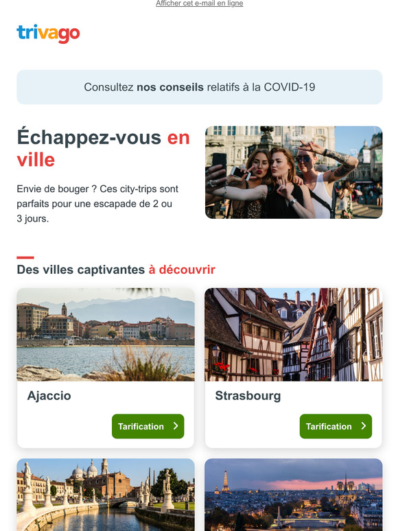 Adoptez la vie citadine pour quelques jours