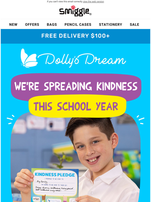 Smiggle Spread Kindness this school year Milled