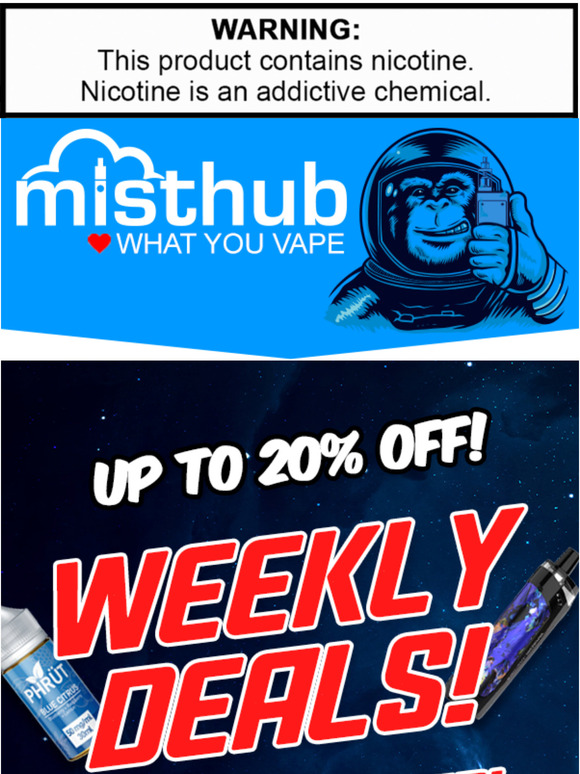Weekly Deals Are Here Now - Save 20% off This Selection!