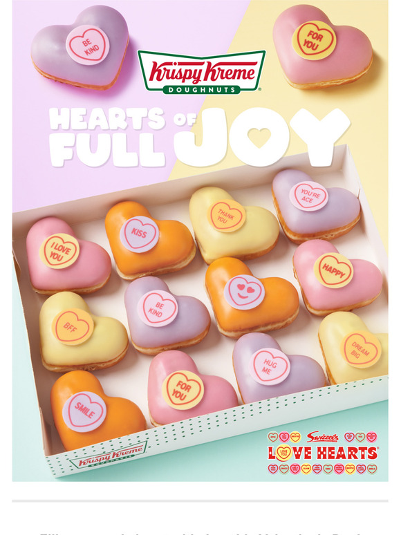 Love Hearts x Krispy Kreme returns!