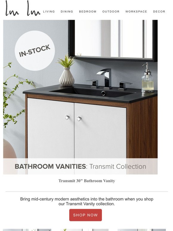 Update your bathroom decor with Transmit