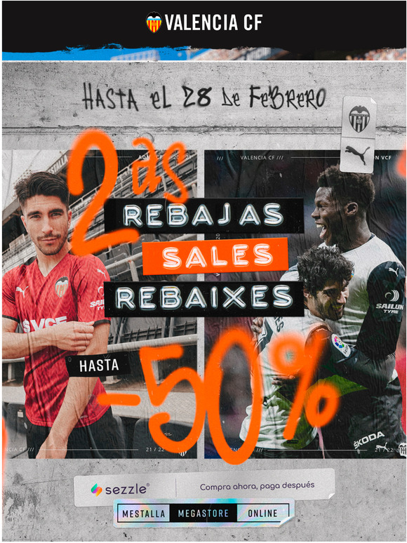 Aprovecha los descuentos de hasta el 50% en las tiendas oficiales VCF