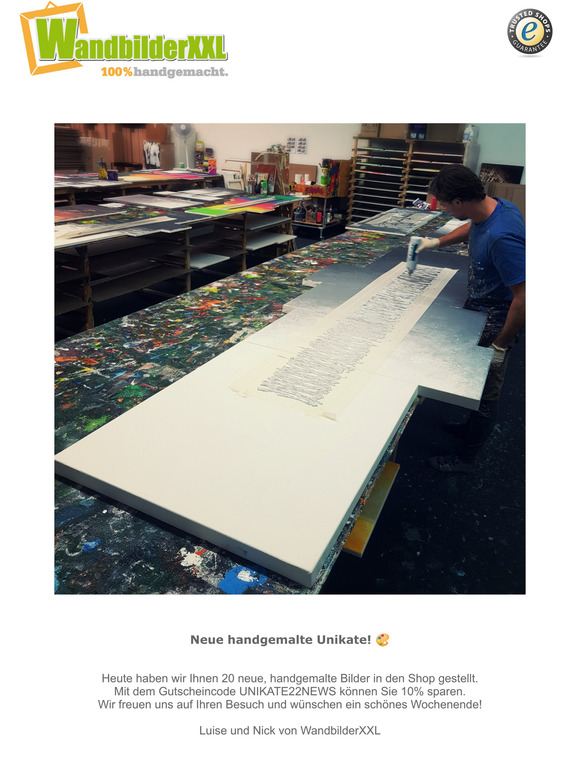 20 neue Unikate im Shop