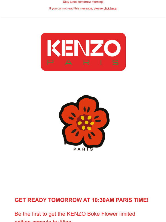 Kenzo: KENZO Denim Boke Flower collection by Nigo out on April 2nd