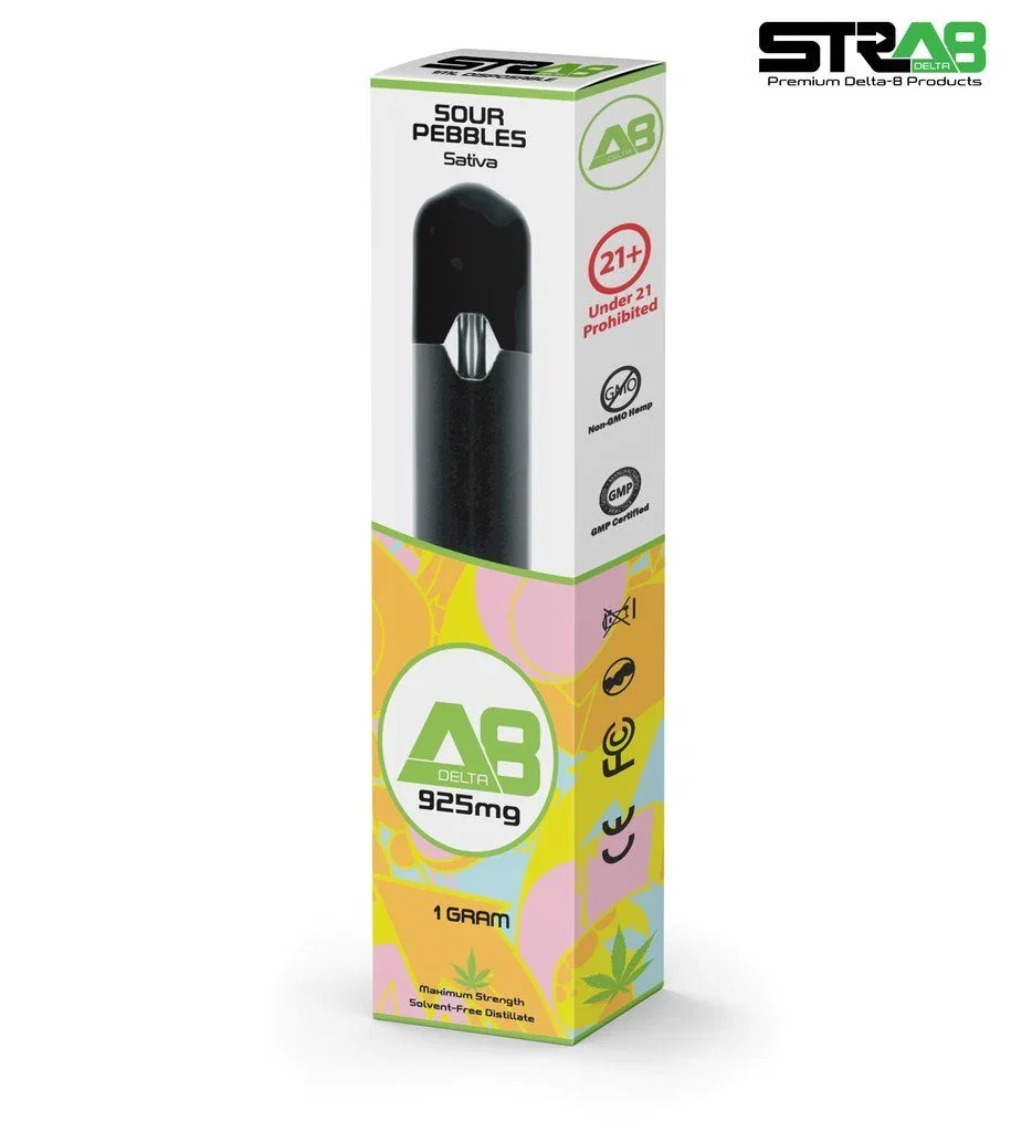 Image of STRA8 Sour Pebbles Delta-8 Disposable