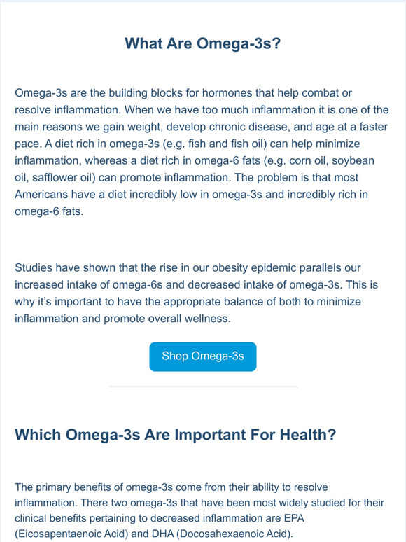 Zone Diet What Are Omega3s? Milled