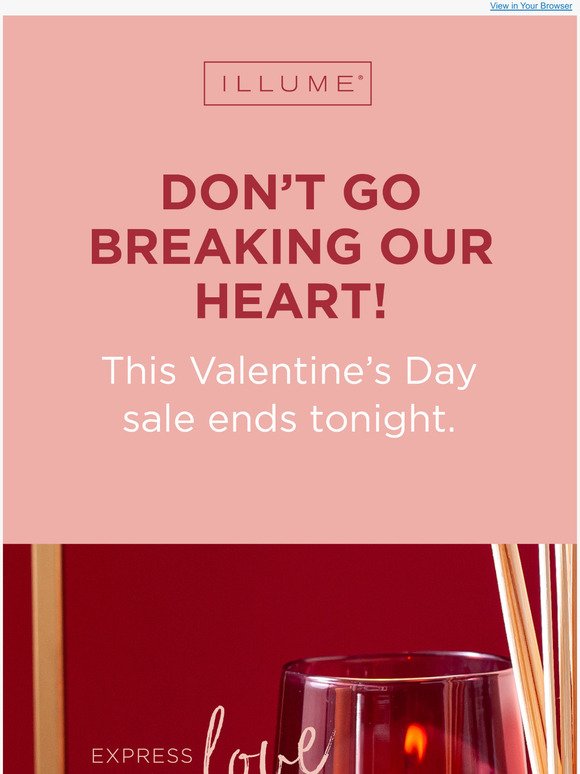 Last Day to Save on Valentine's Day Collection 