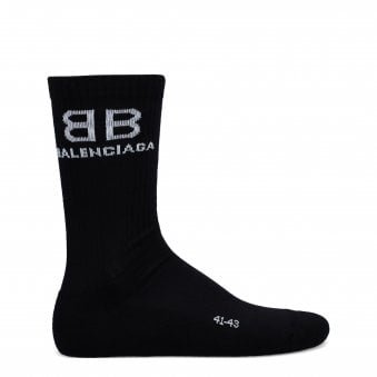 Black & White BB Sport Socks