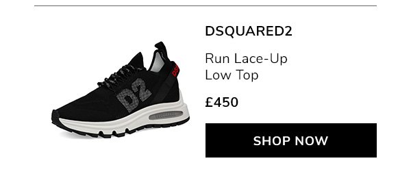 DSQUARED2 Run Lace-Up Low Top Sneakers