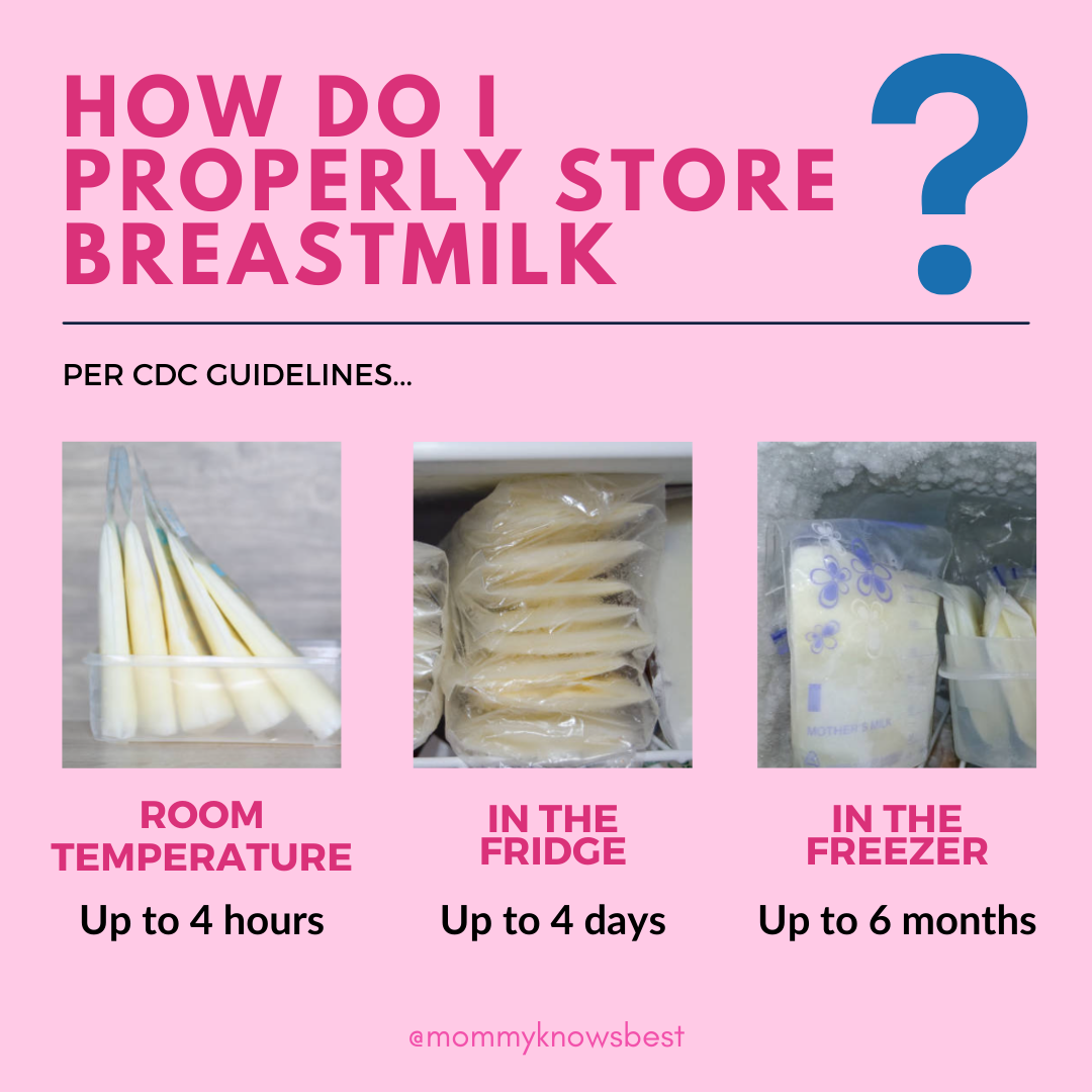 Mommy Knows Best The Proper Way To Store Your Breastmilk Milled