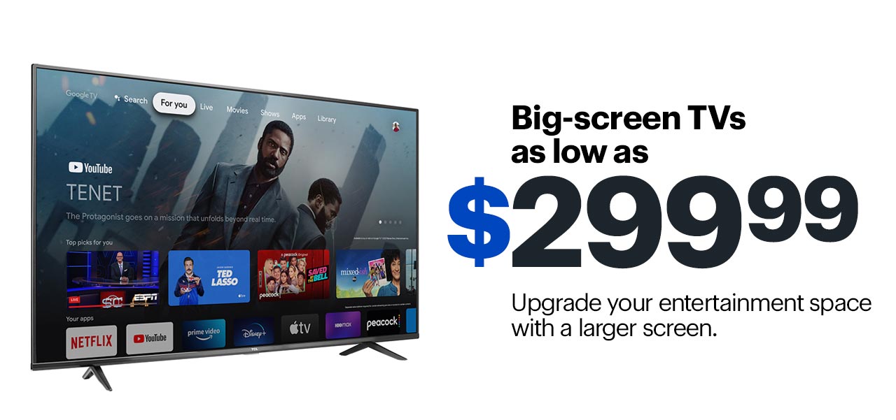 Best Buy These bigscreen TVs should be at the top of your list