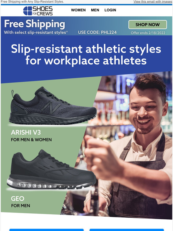 asics slip resistant