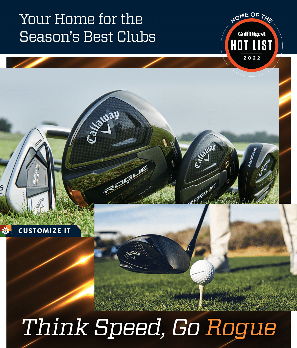 Golf Galaxy These clubs are on the Hot List... Milled