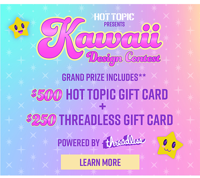 Hot Topic Buy 2, Get 1 FREE is back! Milled