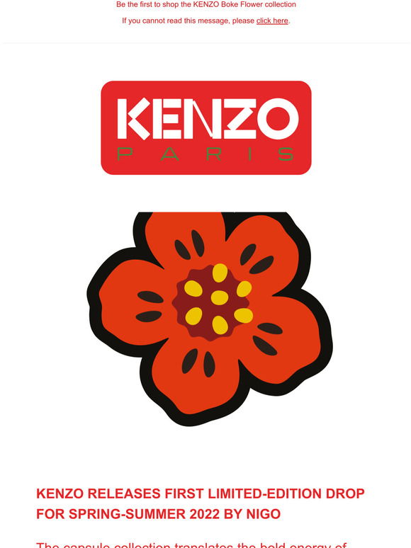 KENZOs first limited-edition drop with Nigo - Boke Flower - 3oud