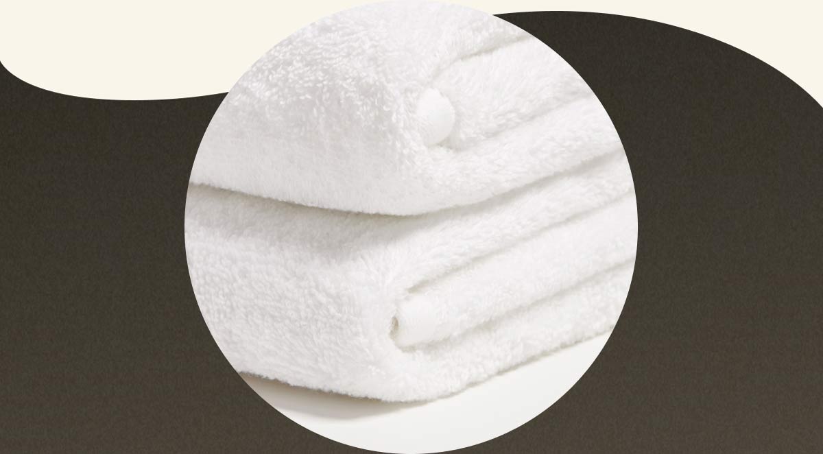 Italic Our towels vs. theirs Milled