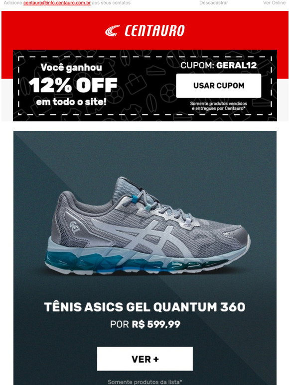 Centauro: R$ 350 OFF em tnis Nike React Miler 2! | Milled