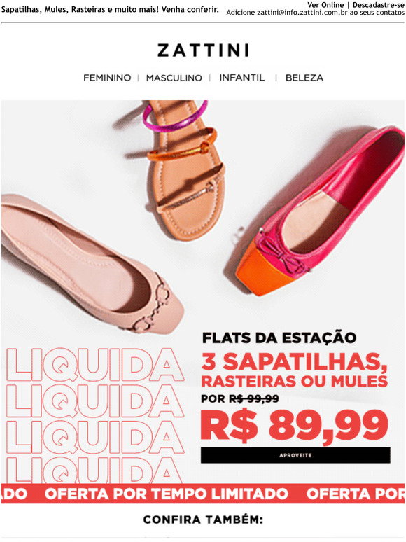 Zattini : #SEXTOU e aqui tem cupom de 20% OFF! | Milled